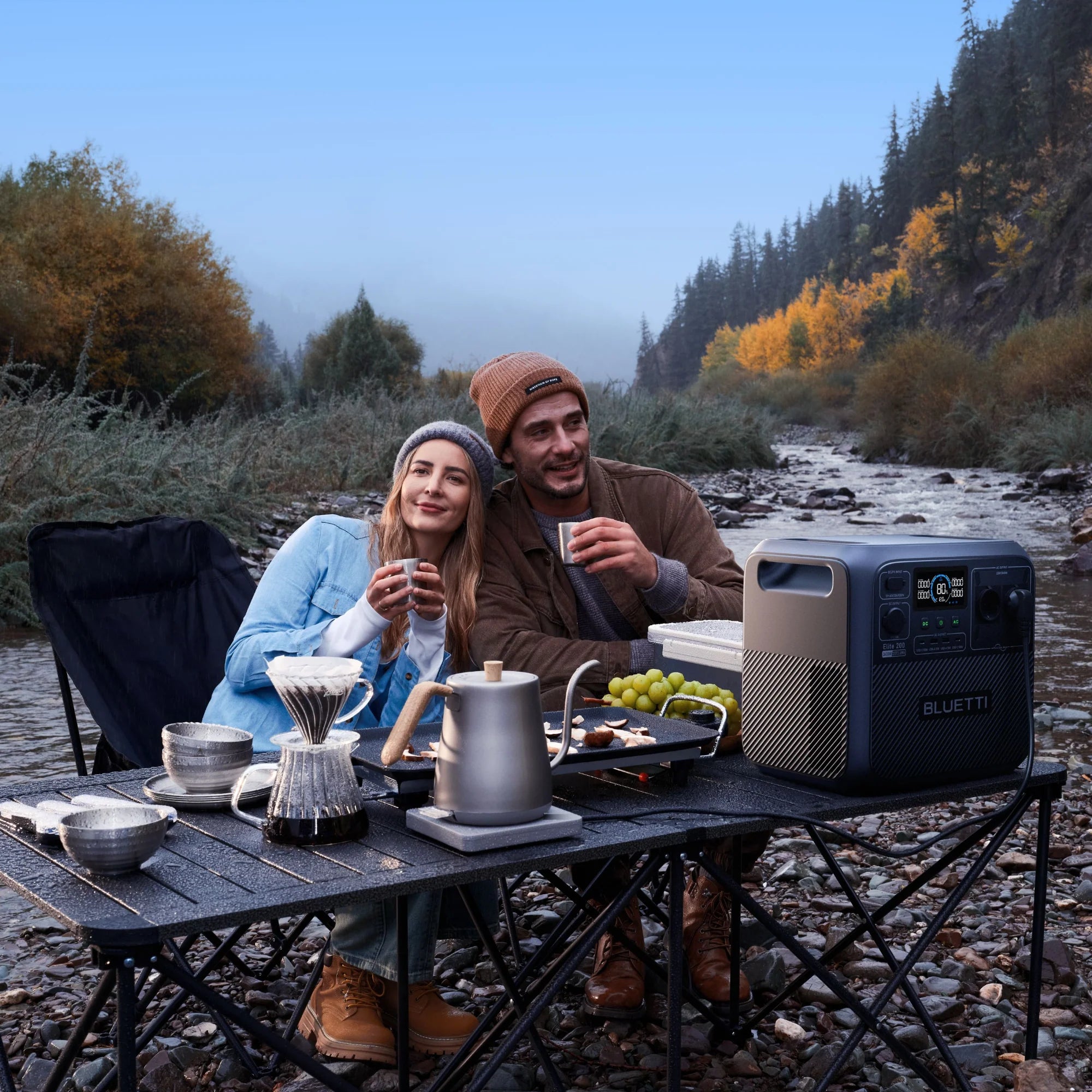 BLUETTI Elite200 V2 ORKUBANKI - 2700W - Fullkomið fyrir ferðabílinn