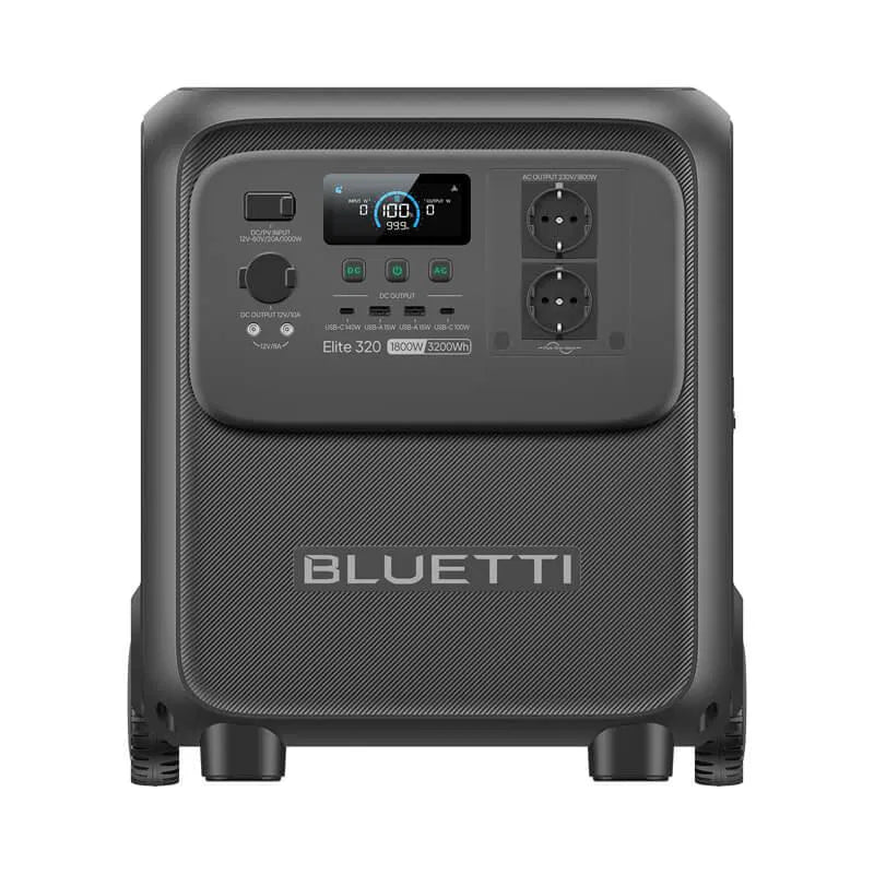 BLUETTI Elite 320 - 3000 wattstundir og á hjólum