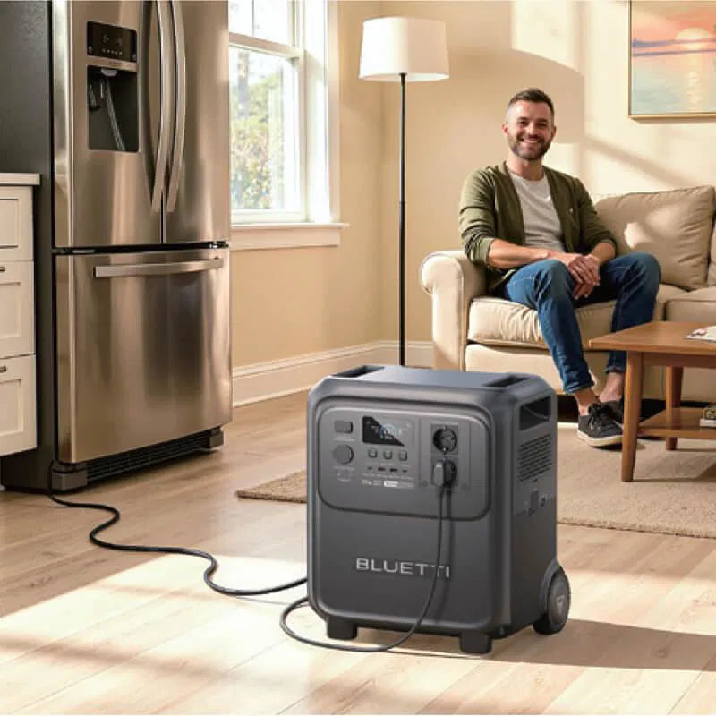 BLUETTI Elite 320 - 3000 wattstundir og á hjólum