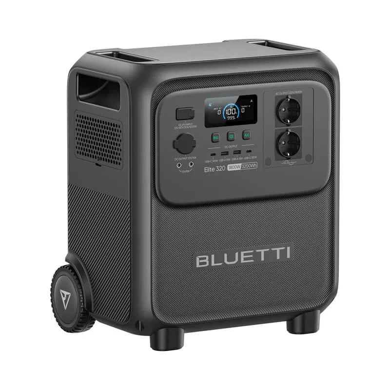 BLUETTI Elite 320 - 3000 wattstundir og á hjólum