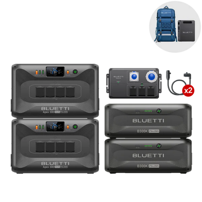 BLUETTI APEX300 - 3800W - Varaafl og orka fyrir heimili, fyrirtæki og húsbíla