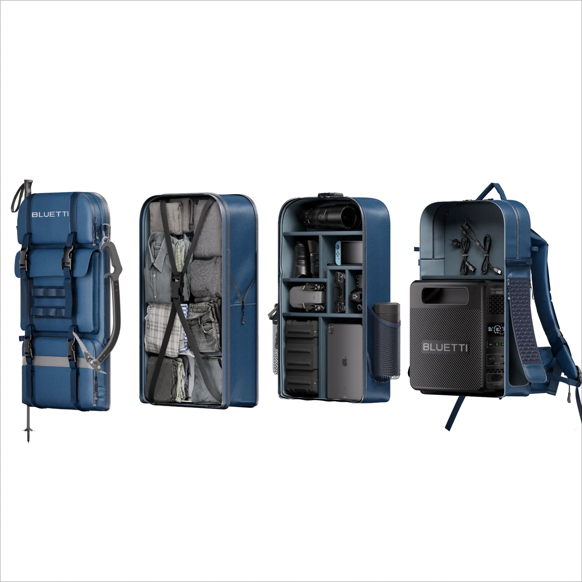 BLUETTI ORKU BAKPOKI 2 - 700W - 60L - VARA HÆTTIR