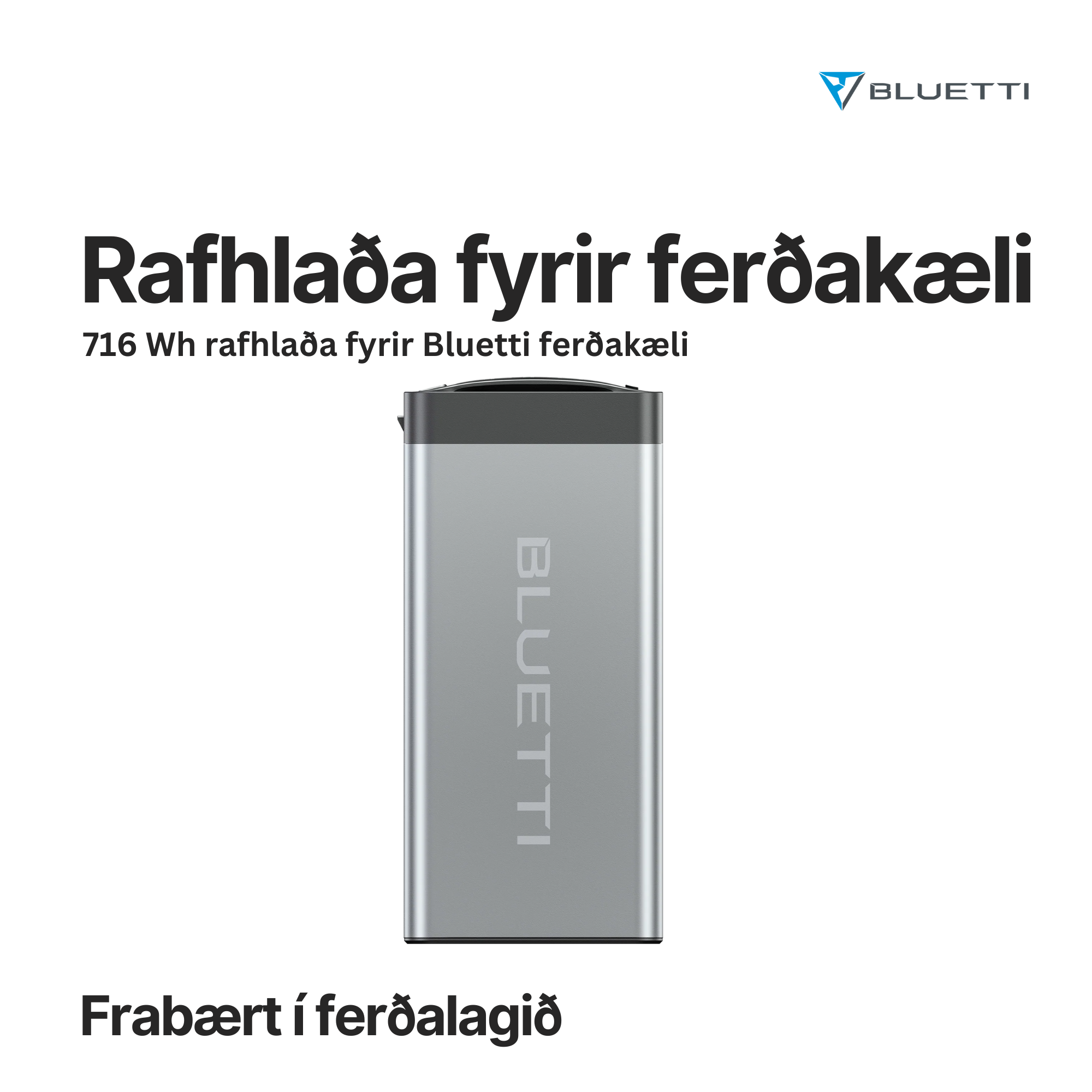 B70 Rafhlaða fyrir Bluetti ferðakæli