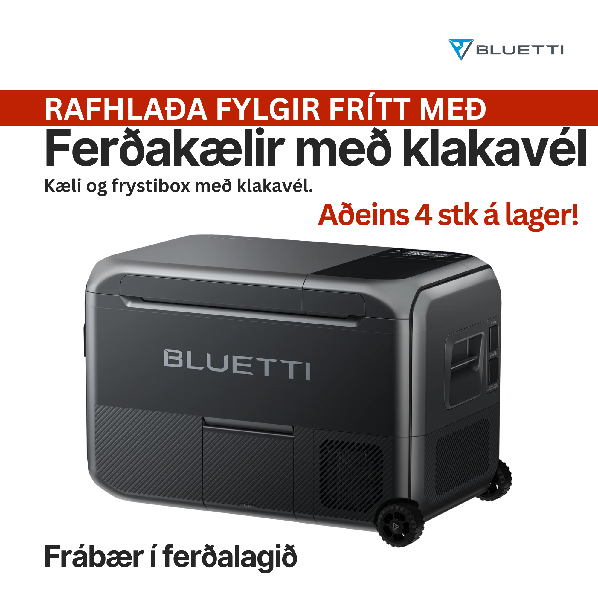 BLUETTI Kælir, frystir og klakavél
